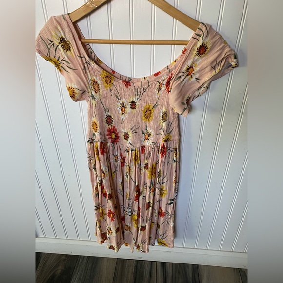 American Rag pink sunflower summer dress sz M - Picture 2 of 4